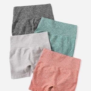 4 high quality biker shorts from SHEIN, thick waistband, size small :)